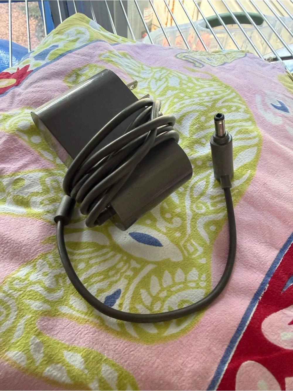 Dyson Gray Power Charger with Coiled Cable